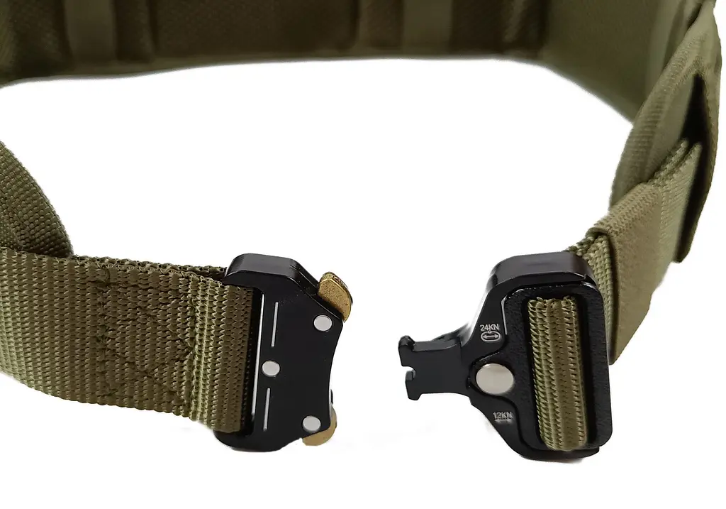 Ремень тактический военный Assault Belt с пряжкой Кобра олива - фото 2