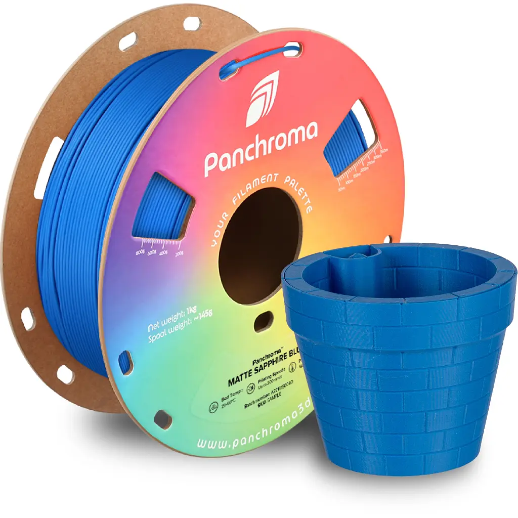 Пластик для 3D-принтера Polymaker PLA PANCHROMA MATTE 1.75 мм 1 кг SAPPHIRE BLUE (CA04038) - фото 4