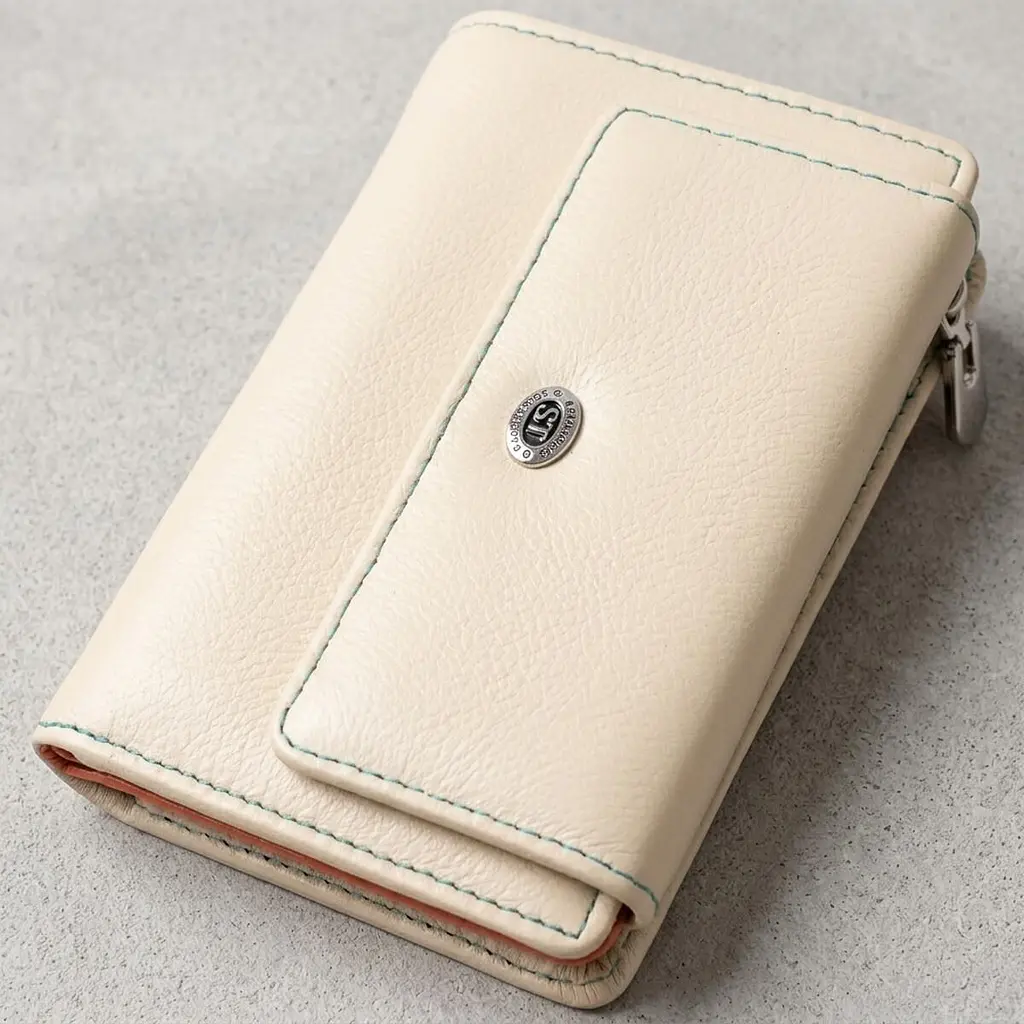 Місткий гаманець для жінок із натуральної шкіри ST Leather 22500 білий - фото 11
