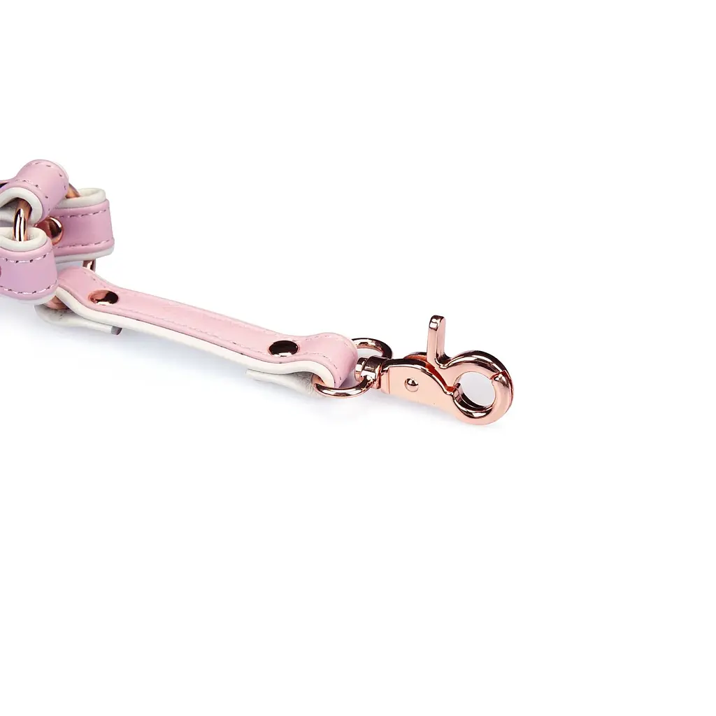 Хрестовина Liebe Seele White Pink Leather Hogtie SX2830 104176 - фото 2