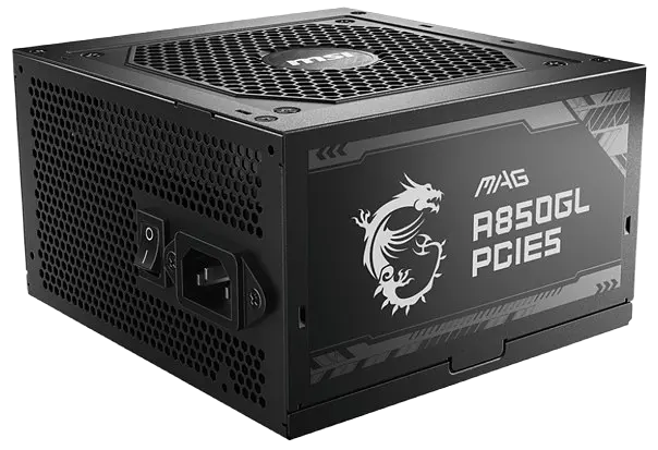 Блок живлення MSI MAG A850GL PCIE5 850W 80+ Gold (MAG A850GL PCIE5) - фото 2
