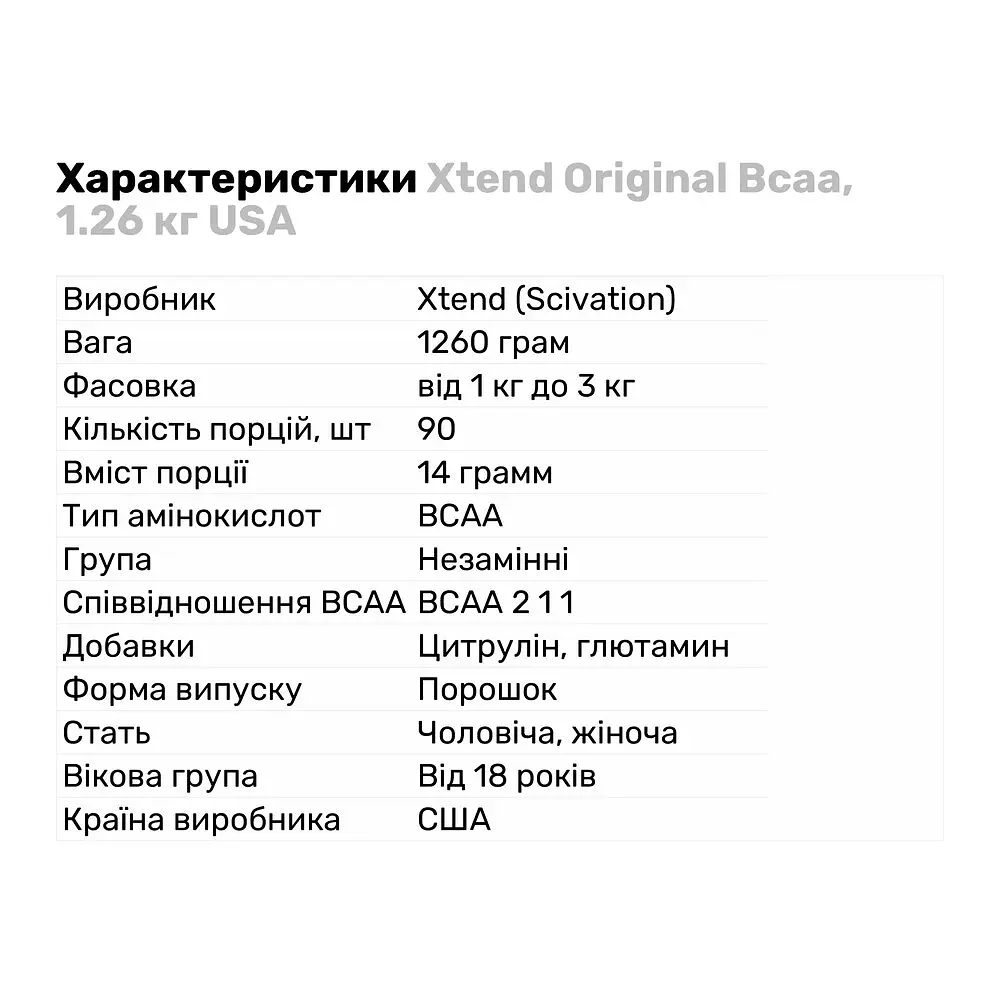 Амінокислота BCAA Xtend (Scivation) Original Bcaa USA, 1.26 кг - Червоний апельсин - фото 2
