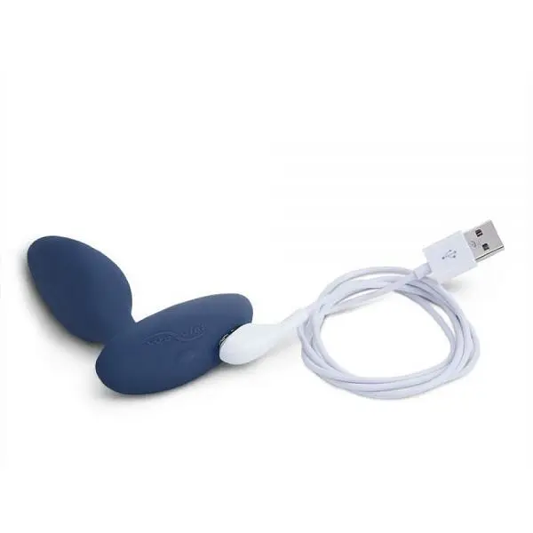 We-Vibe Ditto + Лубрикант 50 мл - смарт-пробка з дистанційним управлінням, 8.8х3,1 см, синій - фото 5