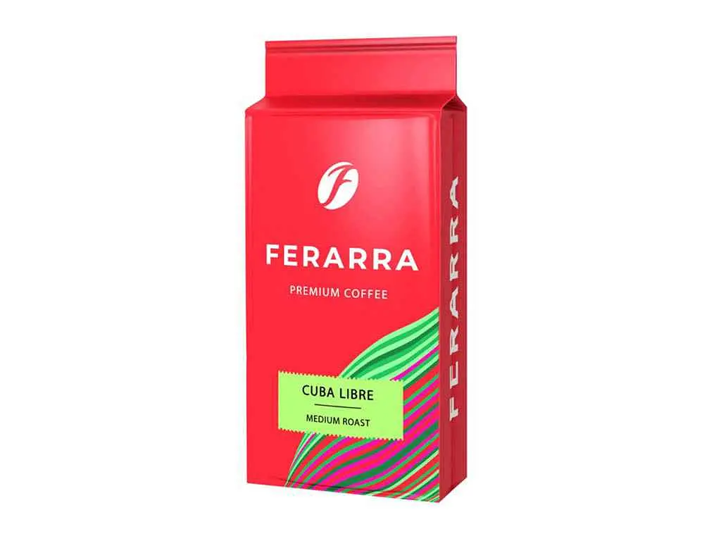 Кава FERARRA 250г Cuba Lіbre брикет мелена