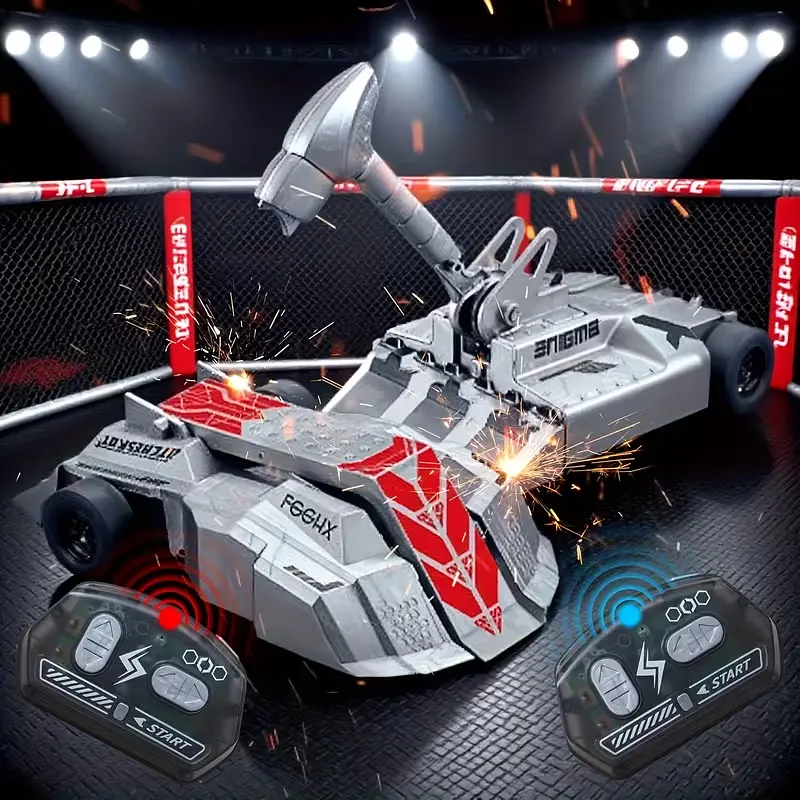 Бойові радіокеровані машинки TK Gladiator Battle набір із 2 бамперних авто для видовищних баталій - фото 2