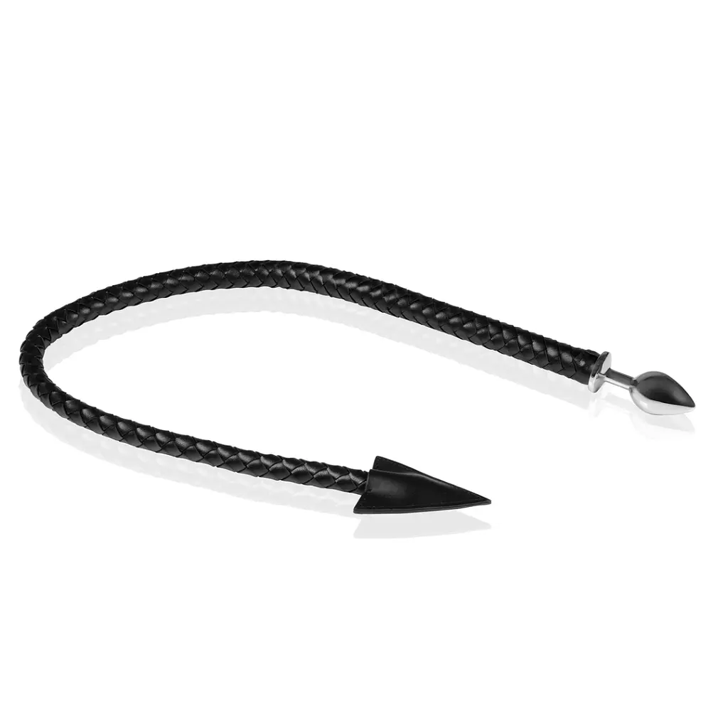 Анальна пробка Ouch! Anal Plug Devil's Tail, 105 см (чорний) - фото 7