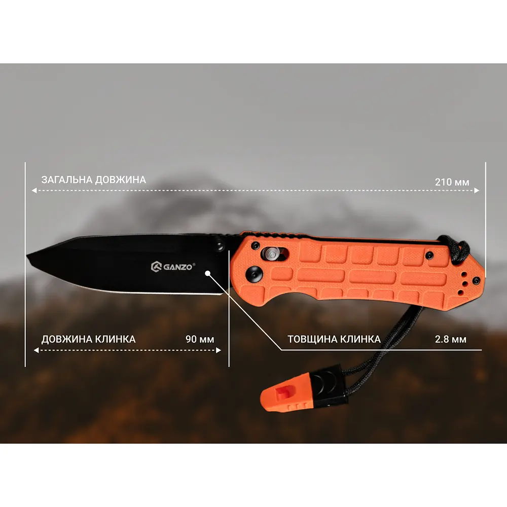 Ніж складаний Ganzo G7453P-OR-WS - фото 13