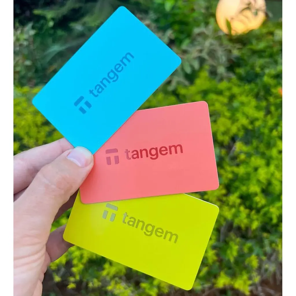 КриптогаманецьTangem Wallet 2.0 набір з 3 карт Vivid (TG128X3-V) - фото 2