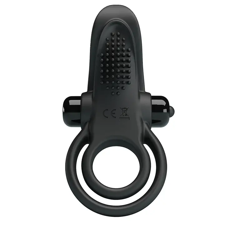 Ерекційне кільце - Pretty Love Vibro Penis Ring Black PRETTY LOVE BI-210203 89792 - фото 2