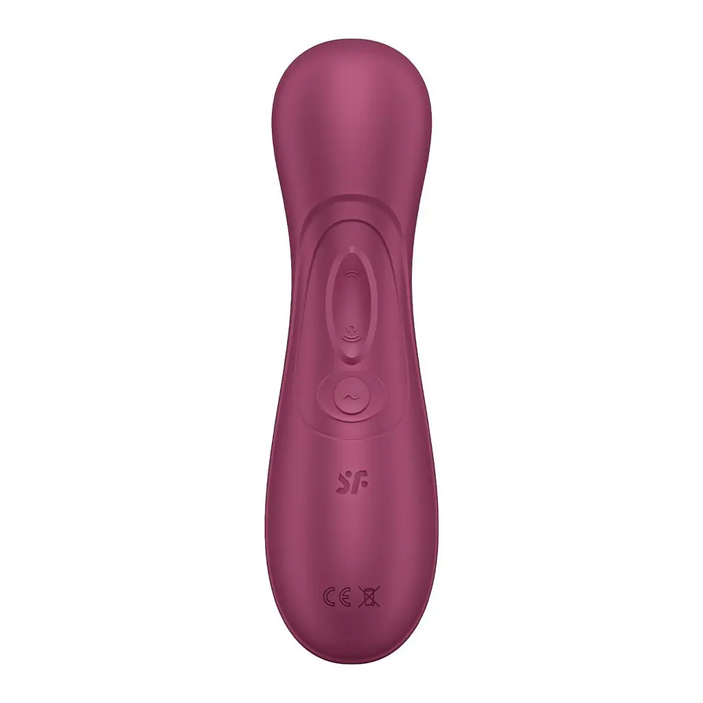 Вакуумний кліторальний стимулятор Satisfyer Pro 2 Generation 3 with Liquid Air (Bluetooth) бордовий – новий рівень задоволення - фото 7