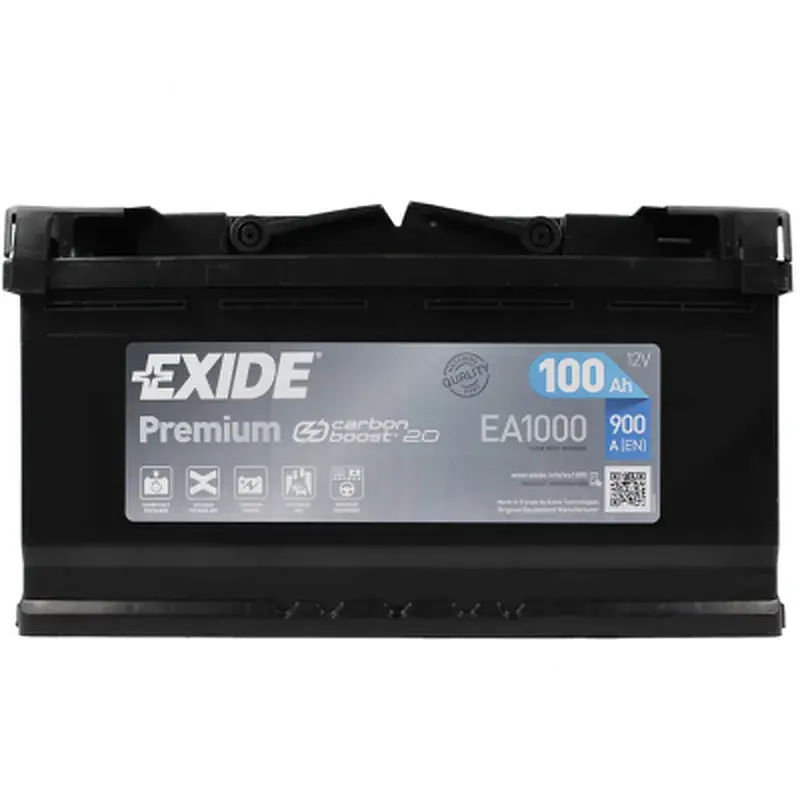 Акумулятор автомобільний EXIDE PREMIUM 100A (EA1000)