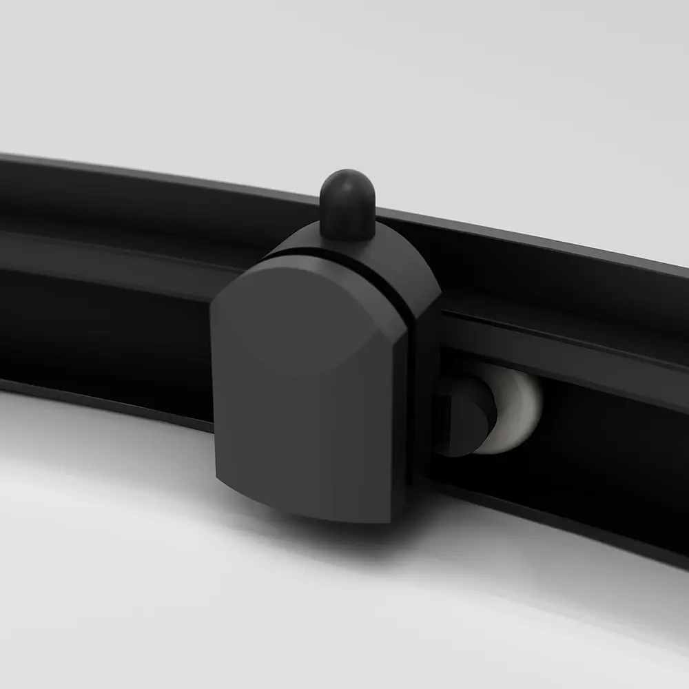 Душова кабіна Am.Pm Gem 90x90 см без піддону black W90UG-401A090BT, Чорний, Універсальна, прозорий, чорний - фото 5
