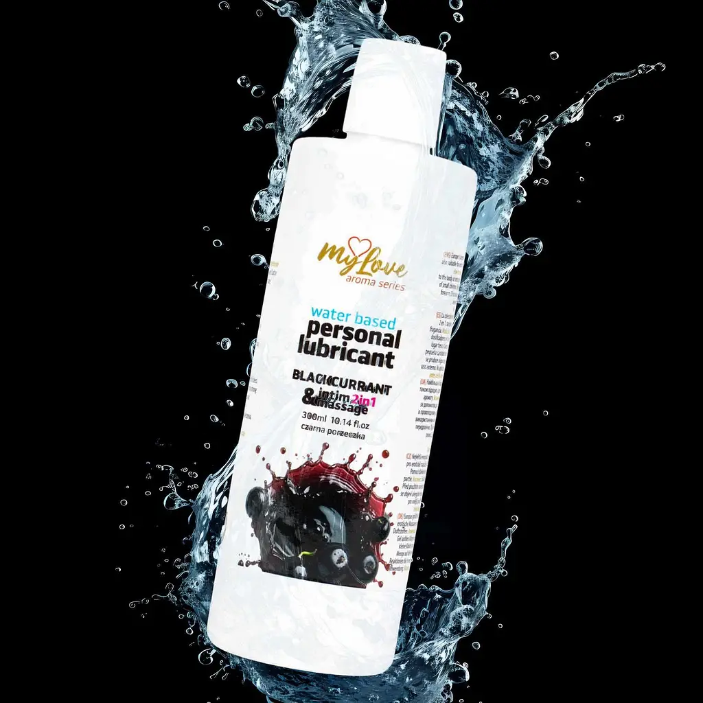 Лубрикант Boys Of Toys MyLove Aroma Series IntimMassage Blackcurrant 2в1 та масажний гель, 300 мл - фото 4