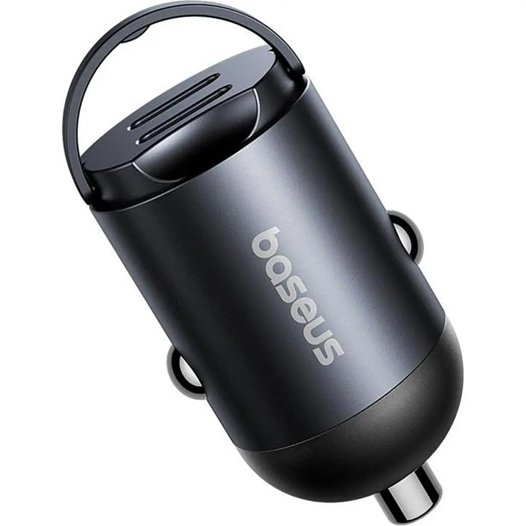 Автомобільний зарядний пристрій Baseus Tiny Star Mini 30W Black (C00035001121-03) [150721] - фото 2