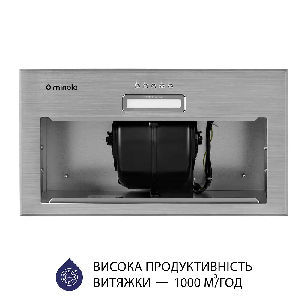 Витяжка повновбудована MINOLA HBI 5614 I 1000 LED - фото 6