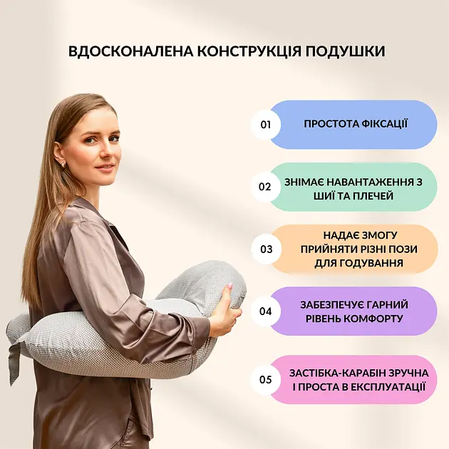 Подушка для годування диванчик Sei Design 60х70х16 см - фото 2