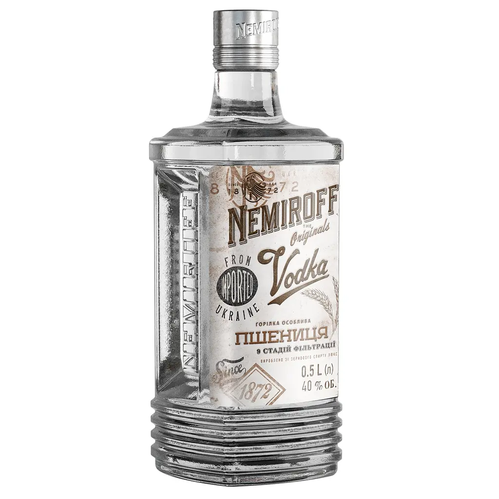 Уцінка. Горілка особлива Nemiroff Originals Пшениця українська відбірна 40% 0.5 л  - фото 3