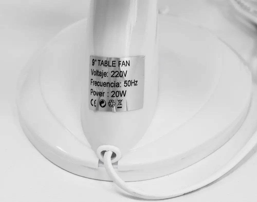 Настільний вентилятор Bitek 9" Table Fan маленький побутовий вентилятор для дому (вінтілятор) (ST) - фото 2