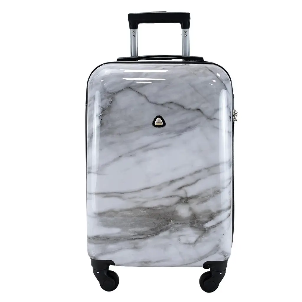 Чемодан Semi Line 20" S White Marble (T5731-1) - фото 2