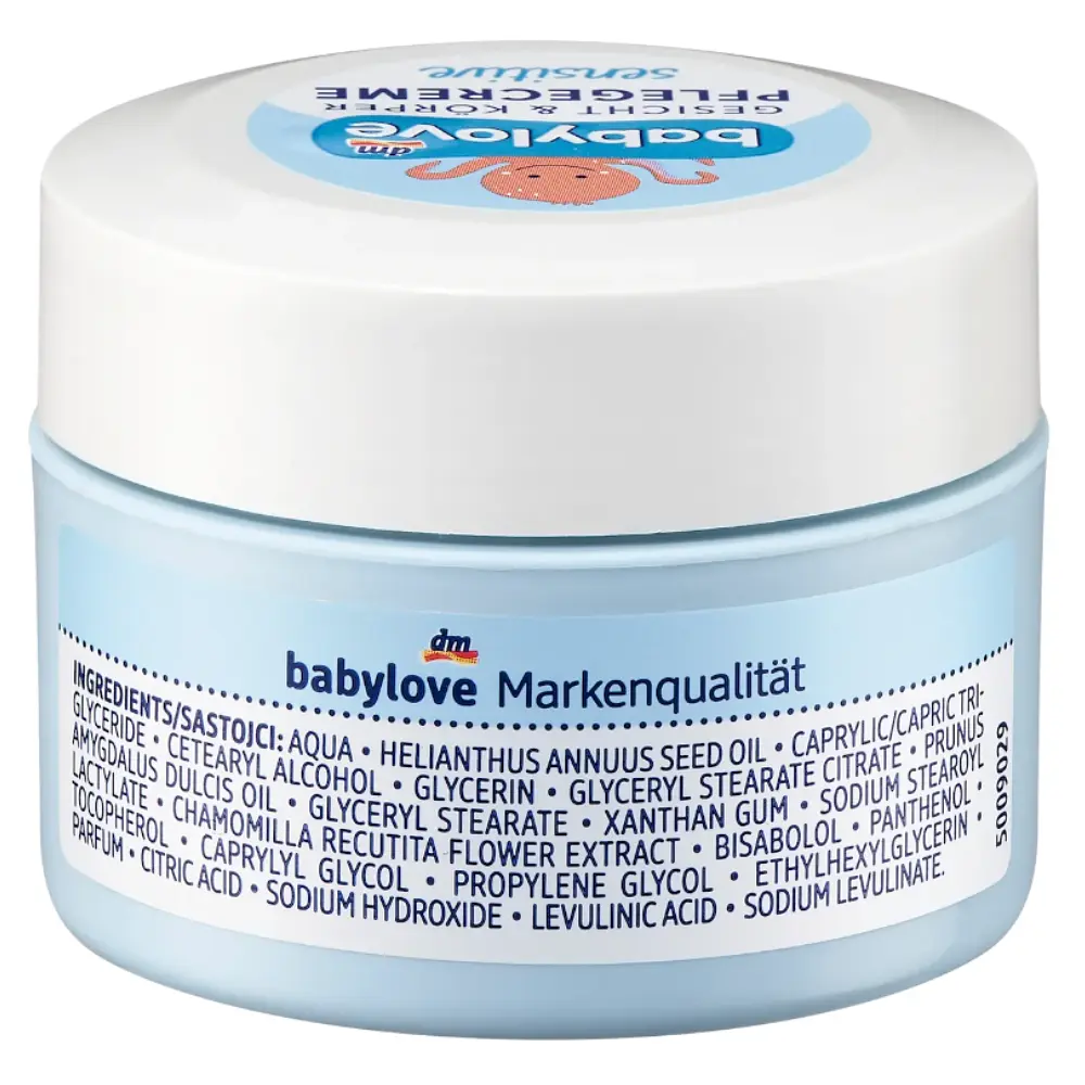 Дитячий крем Babylove Pflegecreme Sensitive для обличчя і тіла, 75 мл - фото 2