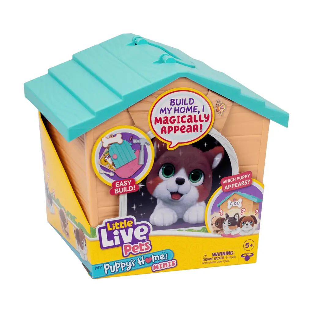 Мягкая игрушка Moose Little Live Pets Дом с сюрпризом мини оранжевый (26616) - фото 6