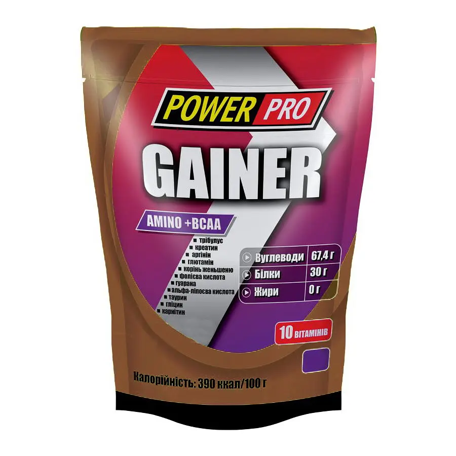 Гейнер Gainer, 1 кг Шоколад Power Pro fit0016754
