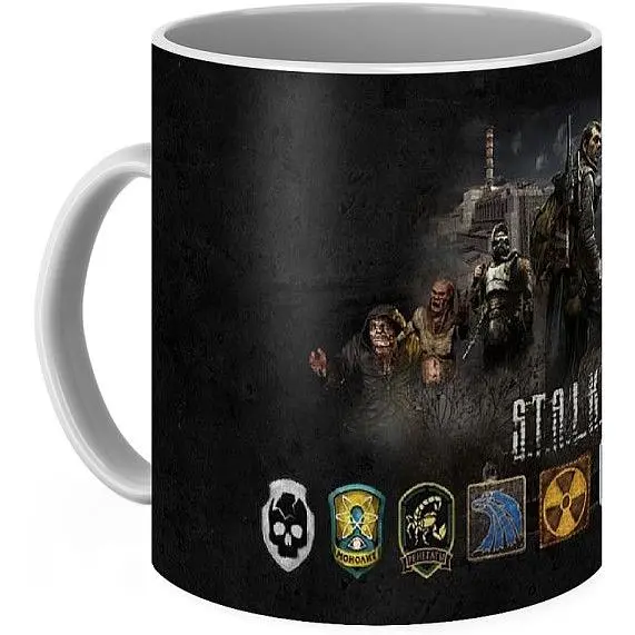 Кухоль GeekLand Сталкер S.t.a.l.k.e.r. Поклик Прип'яті ST.02.11 330 мл білий - фото 2