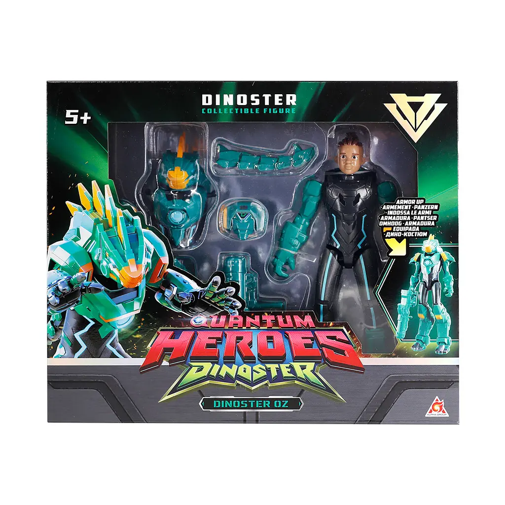 Фігурка Quantum Heroes Dinoster Оз 20 см (EU580833) - фото 6