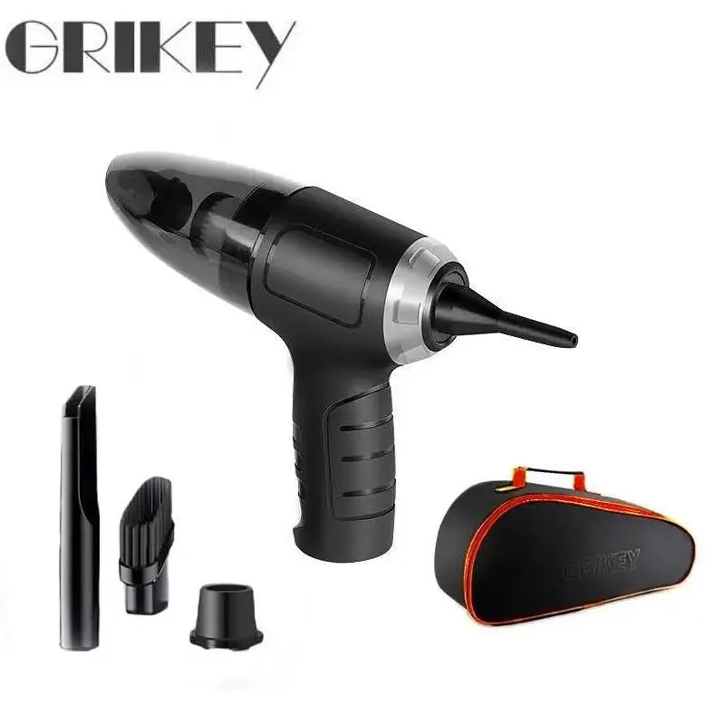 Бездротовий пилосос Grikey F3 портативний 2 в 1 два режими вдув/видув 120W Чорний (GK591) - фото 2