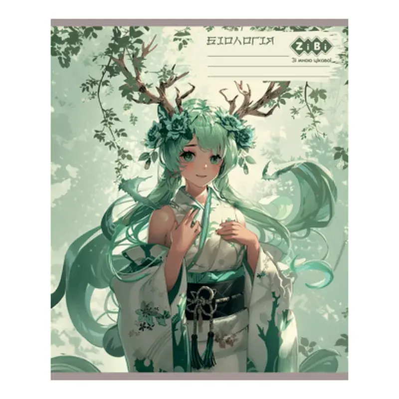 Зошит ZiBi набір учнівських ANIME 48 аркушів клітинка 10 штук, 8 предметів (ZB.1704-99) - фото 2