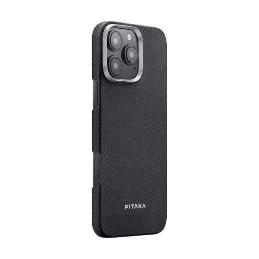 Карбоновий чохол Pitaka Ultra-Slim Case Black/Grey Twill для iPhone 16 Pro Max (KI1601PMA) - фото 2