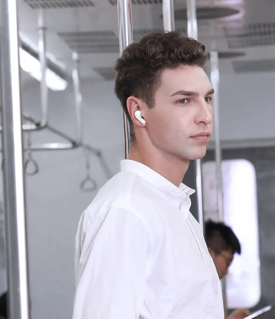 Бездротові навушники Baseus SIMU ANC True Wireless Earphone S1, BT5.1, 40mAh, 380mAh, 4.5h, 24h, (NGS1-02) white - фото 6