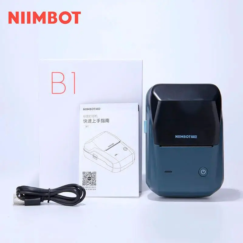 Принтер етикеток наклейок Niimbot B1, термопринтер + рулон етикеток - фото 6