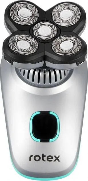 Электробритва мужская Rotex RHC240-5D HeadPlus аккумуляторная роторная бритва для головы и лица с 5D плавающими головками триммер - фото 2