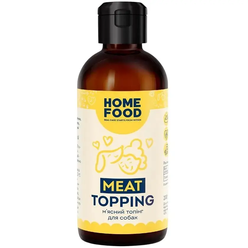 Топінг для собак Home Food м'ясний 200 г