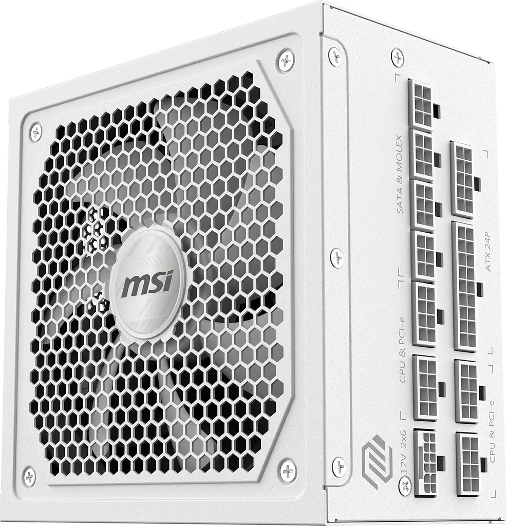 Блок живлення MSI MAG A1000GL PCIE5 White 1000W - фото 3