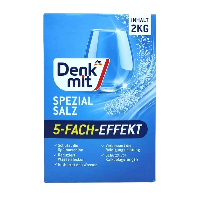 Сіль для посудомийних машин Denkmit, 2 кг (4066447789577)