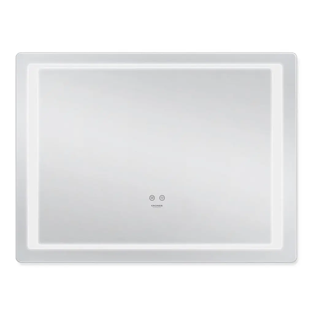 Дзеркало Kroner KRP Spiegel HR2 - 8060 з LED-підсвічуванням та антизапітнінням CV030033, Білий - фото 4