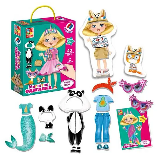 Магнітна одягалка Family look, Vladi Toys - фото 2