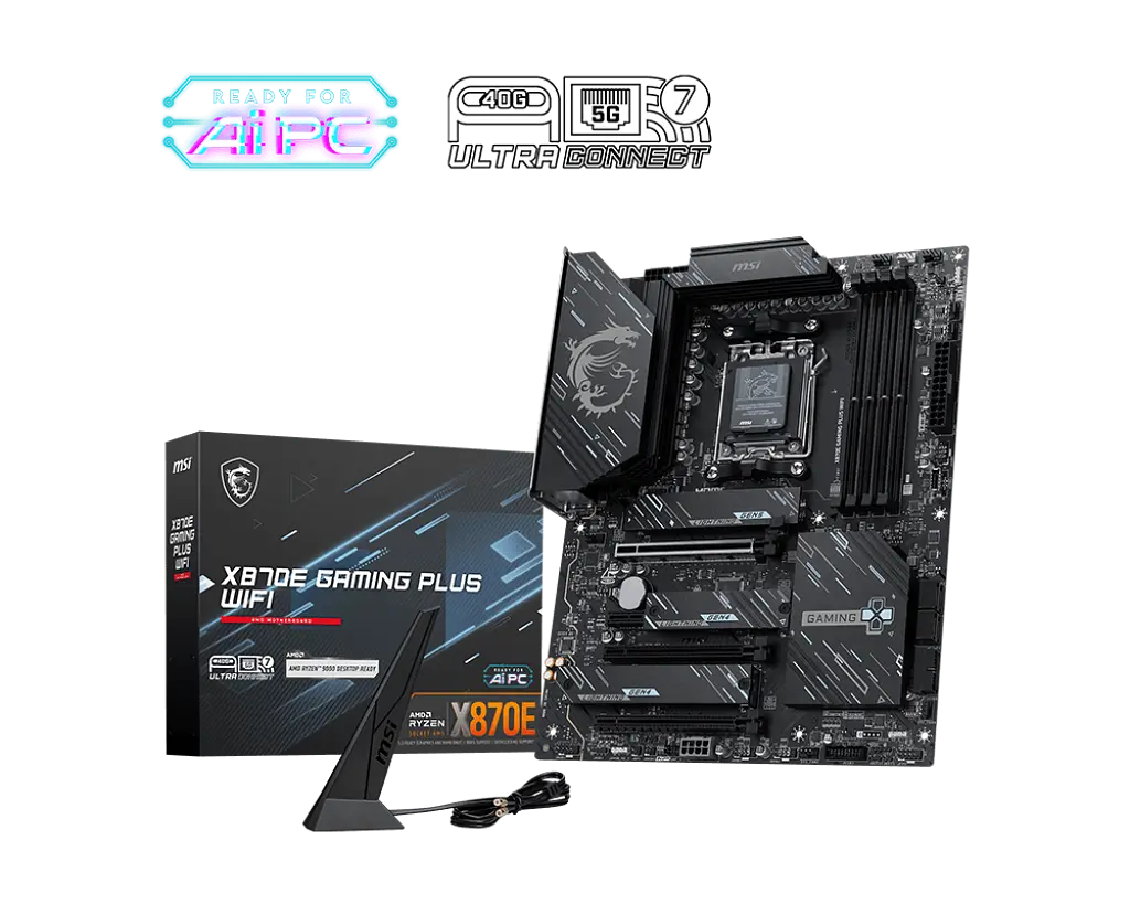 Материнська плата MSI X870E Gaming Plus Wi-Fi Socket AM5 (X870E GAMING PLUS WIFI) - фото 4