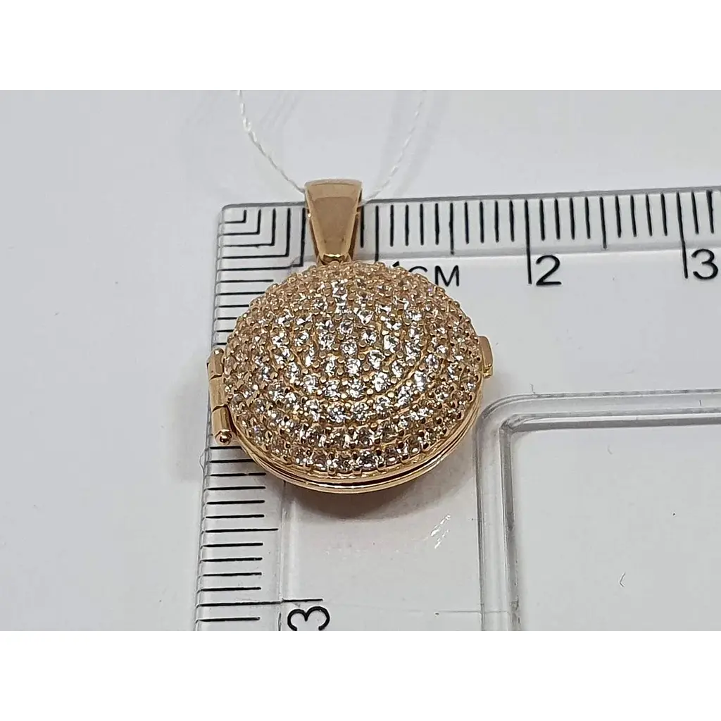 Золота підвіска Імперія золота відкривається з фіанітами. ПВ679И - фото 4