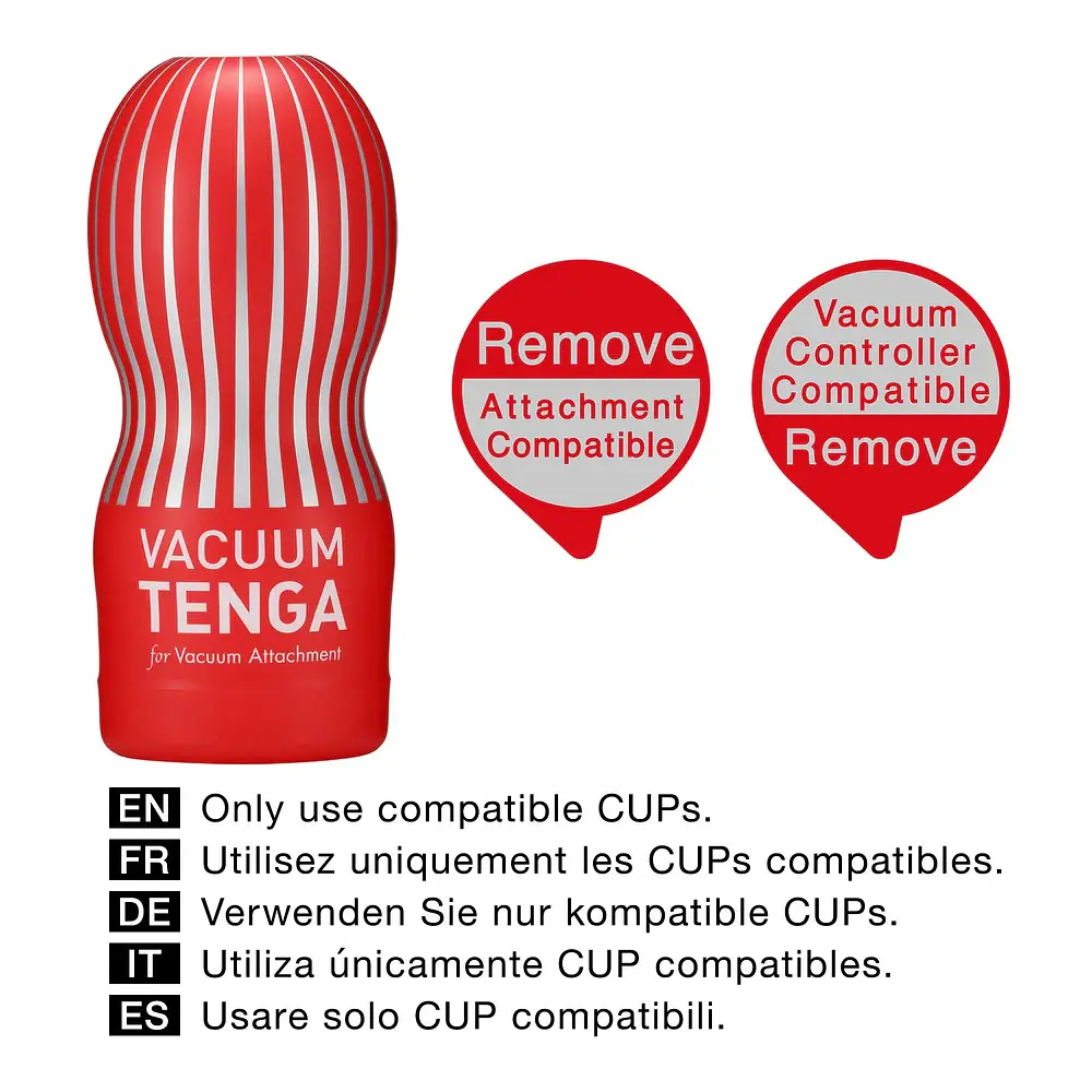 Вакуумна насадка Tenga VACUUM MAX + мастурбатор Vacuum Cup - фото 7