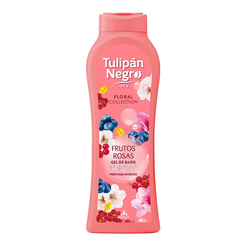 Гель для душа парфюмированный Tulipan Negro Floral Розовые Фрукты 650 мл - фото 1
