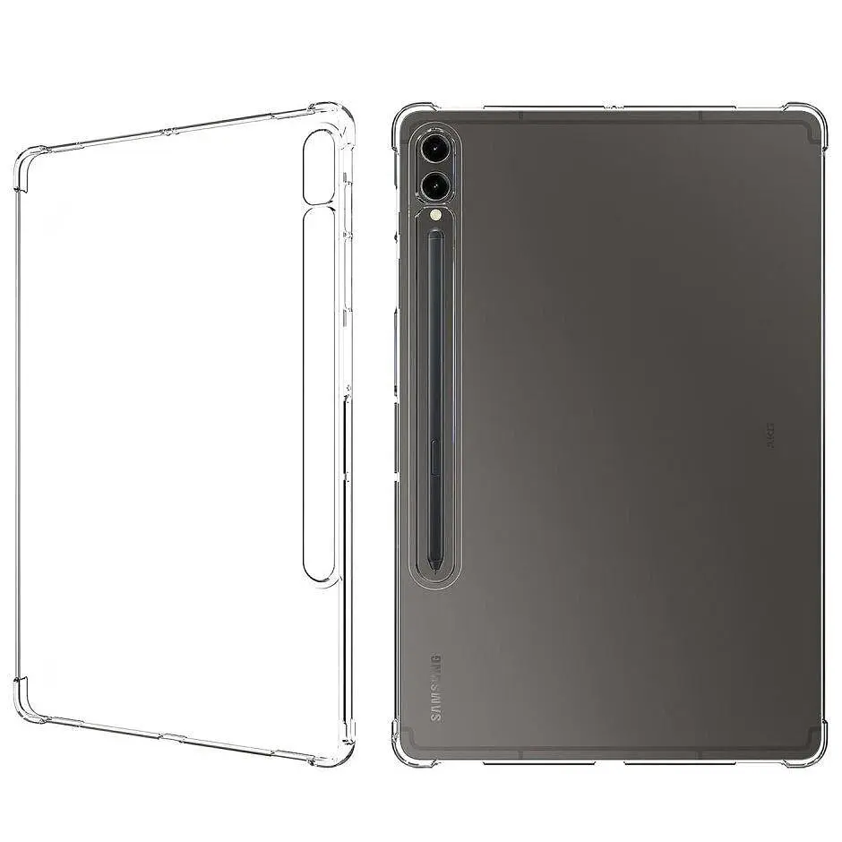 Силіконовий чохол бампер Primolux Silicone для планшета Samsung Galaxy Tab S10 Plus (SM-X826 / SM-X820) - Clear - фото 4