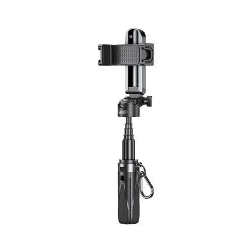 Мульти-Монопод XO SS21 3-in-1 Multi-function Mini BT Selfie Stick/Camera Aid Чорний - фото 5