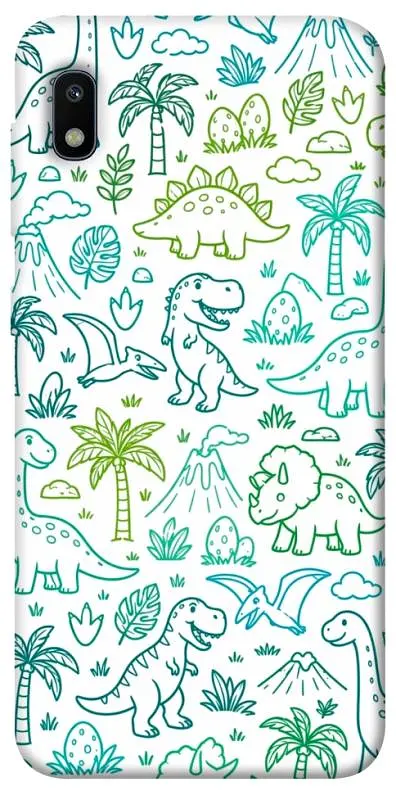 TPU чохол Demsky Dino pattern для Samsung Galaxy A10 (A105F)