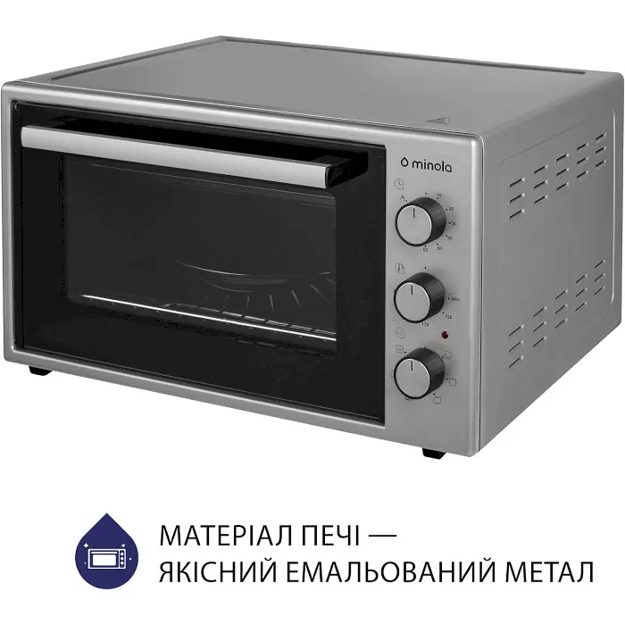 Електрична піч Minola Foet 3714 GR 37 л - фото 6