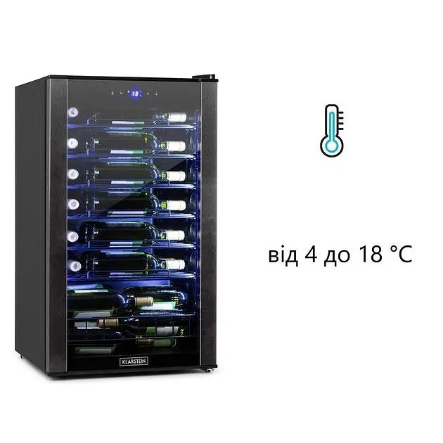 Винний холодильник Klarstein Vinomatica 36 Uno (10034466) - фото 6