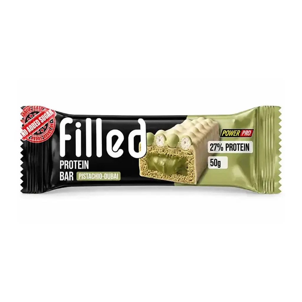 Filled Bar 27% — 10 × 50 г Pistachio Dubai