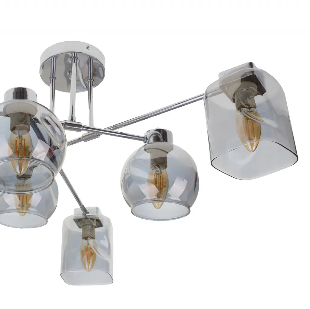 Люстра потолочная Brille Е14 40W CH (BL-995C/6) - фото 3